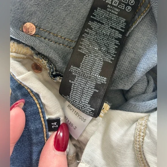 7 For All Mankind Dojo Tailorless Bootcut Flare Jean w/ Embroidered Back Pockets - Picture 10 of 16